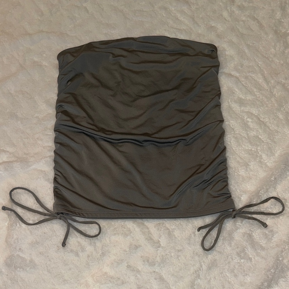 Express Strapless Tube Top with Side Ties